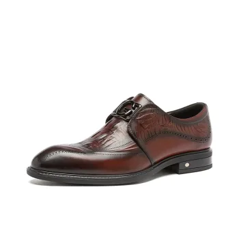 WEISHIBANGWEI Dress Shoes Men's Black