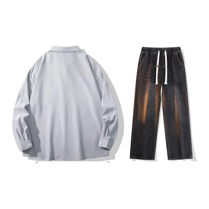 Airwalk Shirt Matching Sets Unisex-9