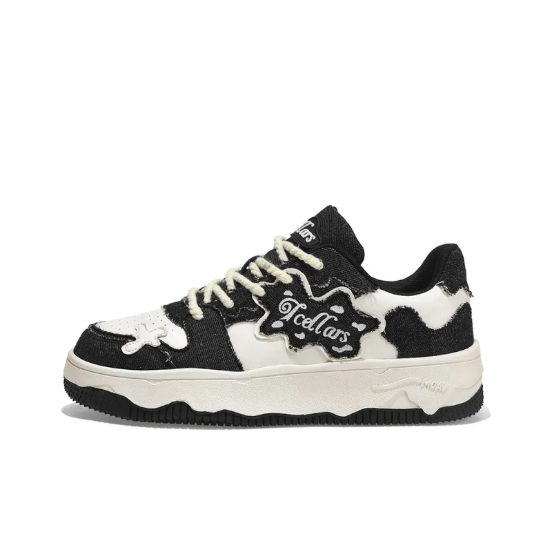 TCELLARS Auspicious Clouds Low Top Skateboard Shoes Unisex Panda Black Box Limited Edition-1