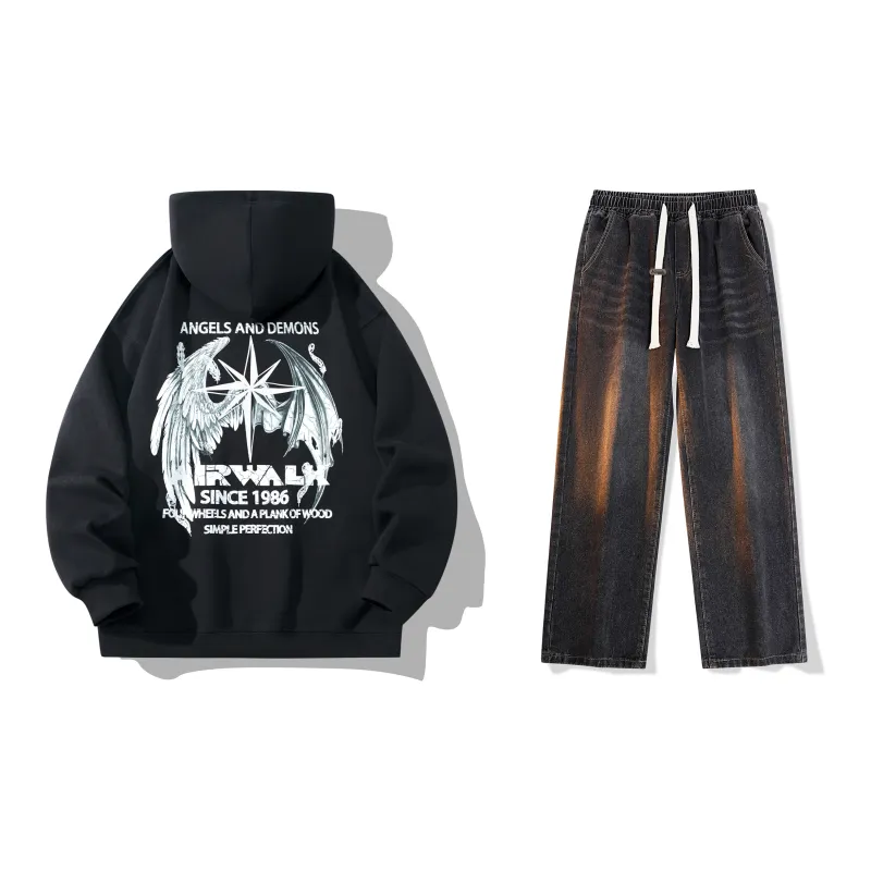 Airwalk Sweatshirt Sets Unisex-4
