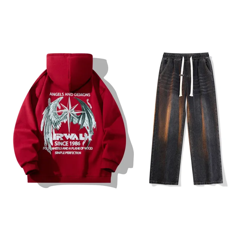 Airwalk Sweatshirt Sets Unisex-30