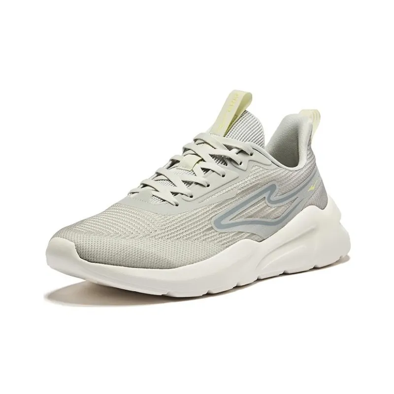 Erke Shock Absorbers Low Top Running Shoes Men's Gray-2
