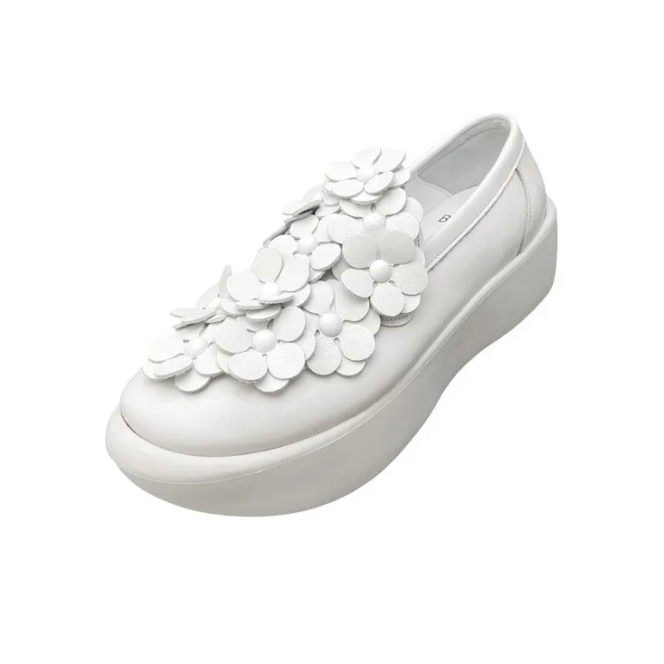 Tokyo Bopper Loafers 5cm Women's White-2