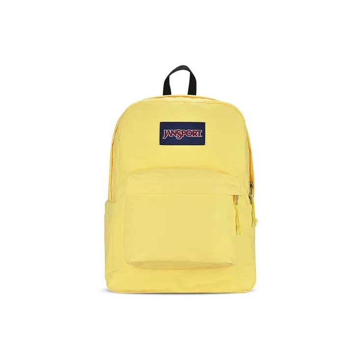 JanSport 4QUE Series Fabric Laptop Backpack Medium Size Unisex Custard-0