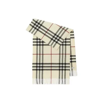 Burberry Knit Scarves Women's Stone Color