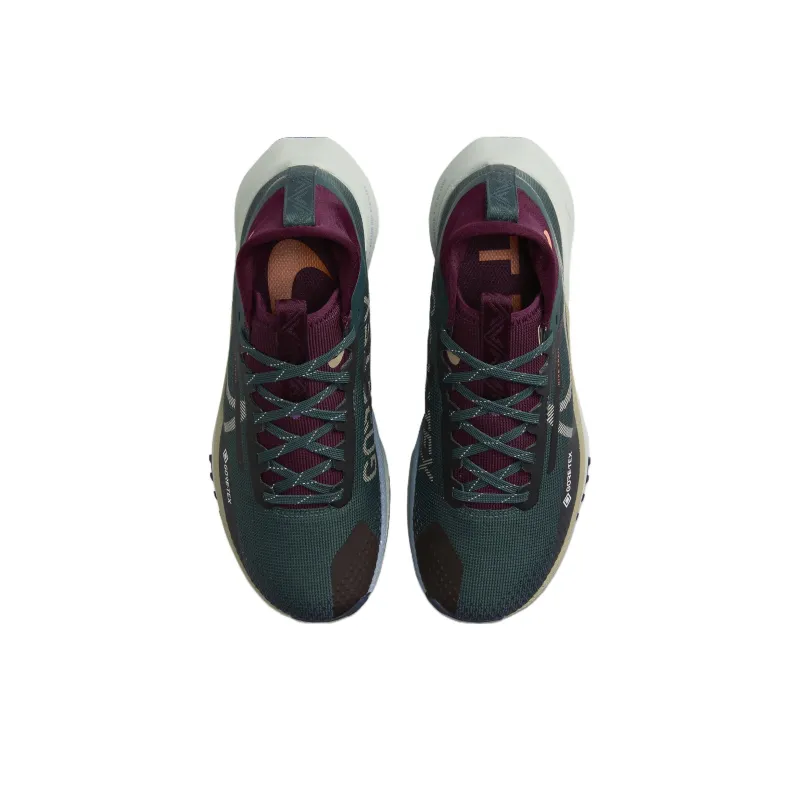 Nike React Pegasus Trail 4 Gore Tex Deep Jungle Night Maroon Ashen Slate Khaki Women's-3