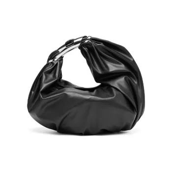 DIESEL Logo Patch Zip Up Tote Bags