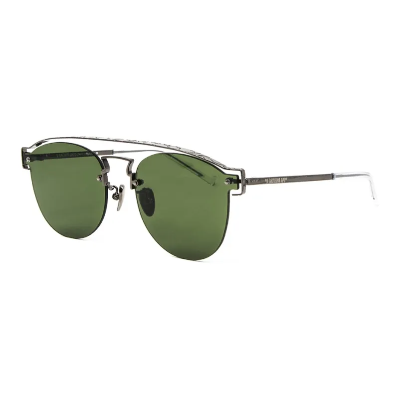 A BATHING APE Stainless Steel Oval Sunglasses Unisex-3