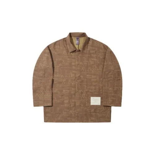 LiNing Shirts Men Terracotta Mud Brown