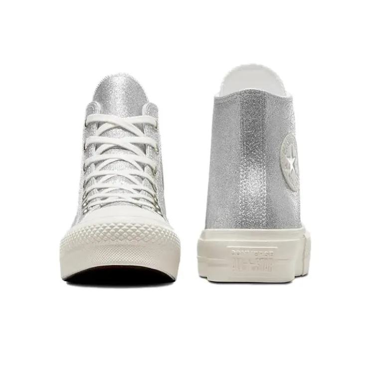 Converse Chuck Taylor All Star Lift Hi 'Silver' Women's-6