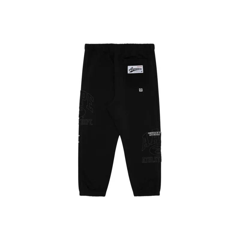 Aape Logo appliqué Cotton Track Pants-1