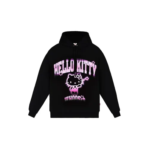 Hello Kitty X WHOOSIS Sweatshirts Unisex Black