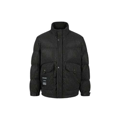 KIKC Down Jackets Men Pitch Black