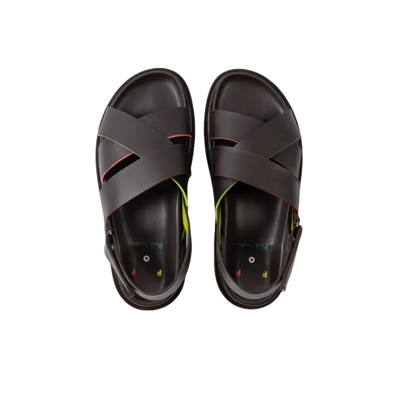 Paul Smith Beach Sandals Men's Brown-2