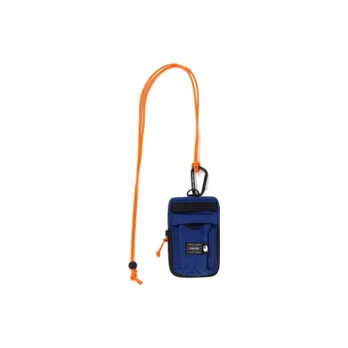 A BATHING APE PORTER Collaboration Nylon Cell Phone Pouch Mini Men's Blue