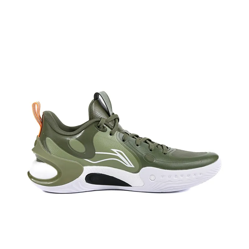 LiNing YuShuai 17 LOW Wear Resistant Low Top Basketball Shoes Men's Moss Olive Green-1