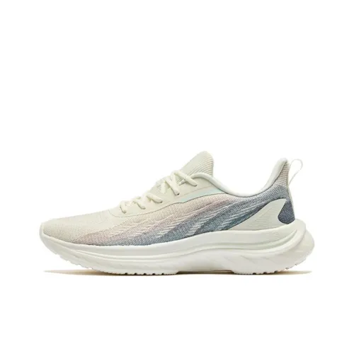 Erke Cushioning Low Top Running Shoes Women's White