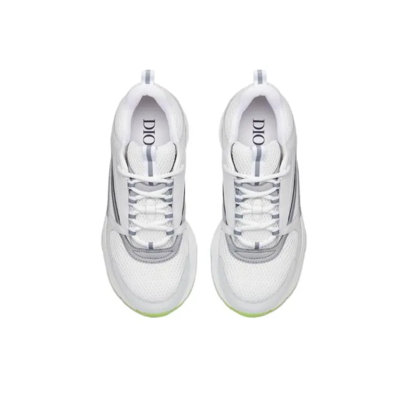 DIOR B22 White Silver Fluo Green-3