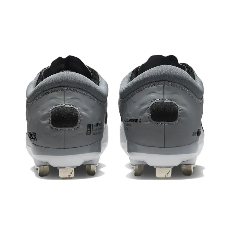 Nike Women's Hyperdiamond 4 Elite 'Cool Grey Black'-4