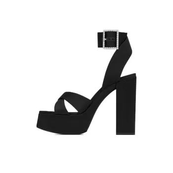 SAINT LAURENT Bianca Embellished Heeled Sandals Women's