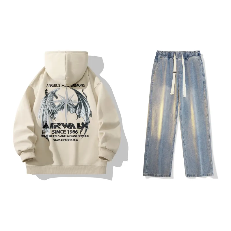 Airwalk Sweatshirt Sets Unisex-82