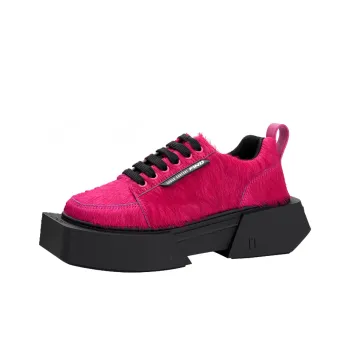 CHOCO CONCERT Low Top Skateboard Shoes Unisex Fuchsia