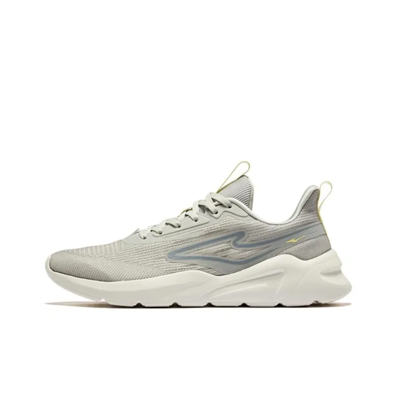 Erke Shock Absorbers Low Top Running Shoes Men's Gray-0