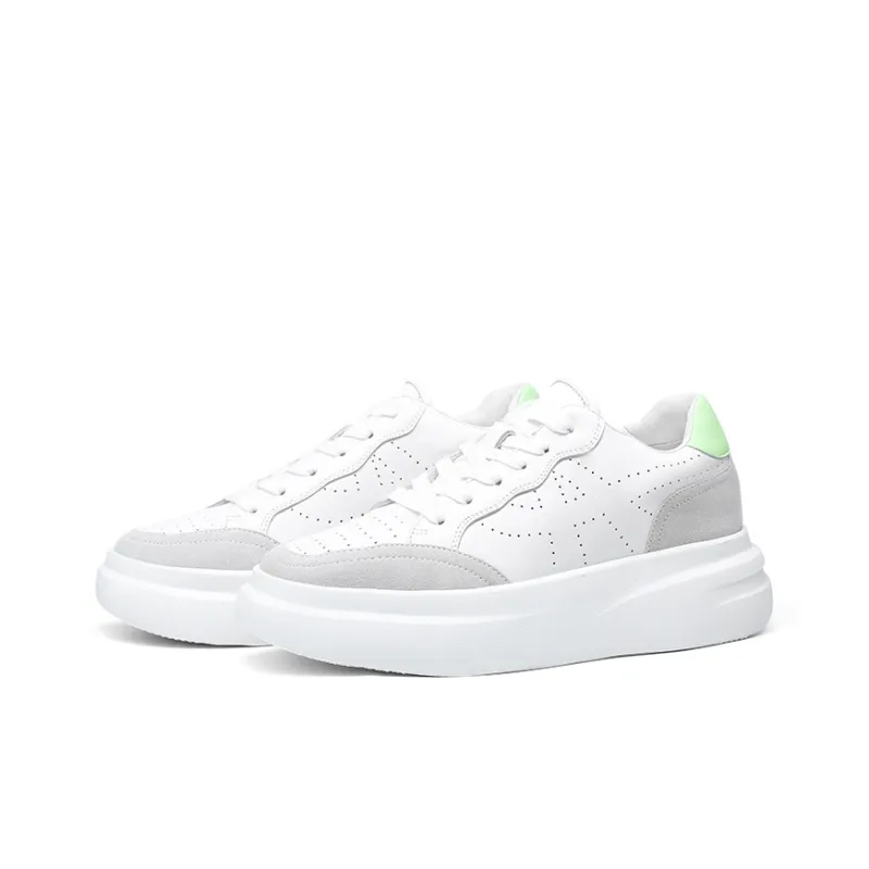 He Jinchang Hermo Collection Casual Shoes Women's White-3