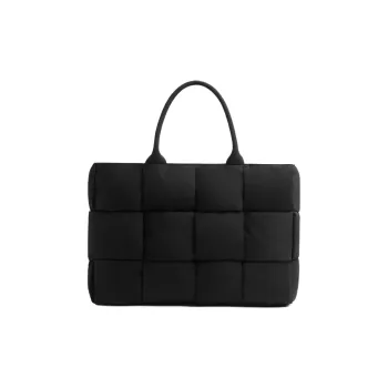 Bottega Veneta ARCO Polyamide Tote Bag Shopping Bag Handbag Large Size Men's Black