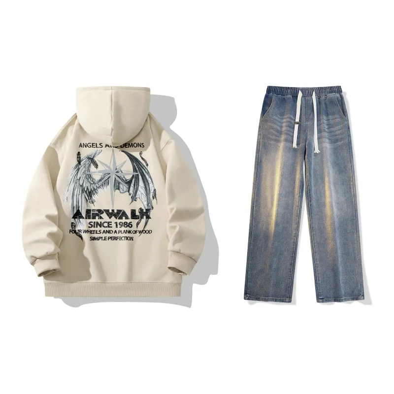 Airwalk Sweatshirt Sets Unisex-49