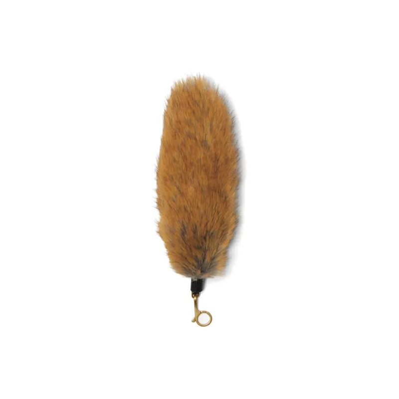 Burberry Faux-fur Keyring Charm-0