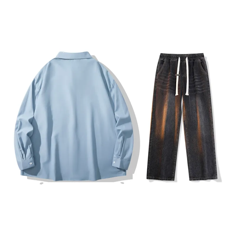 Airwalk Shirt Matching Sets Unisex-5