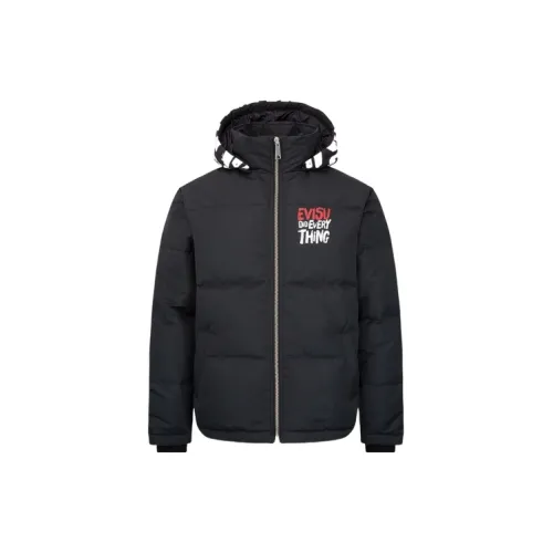 EVISU Down Jacket Men Black