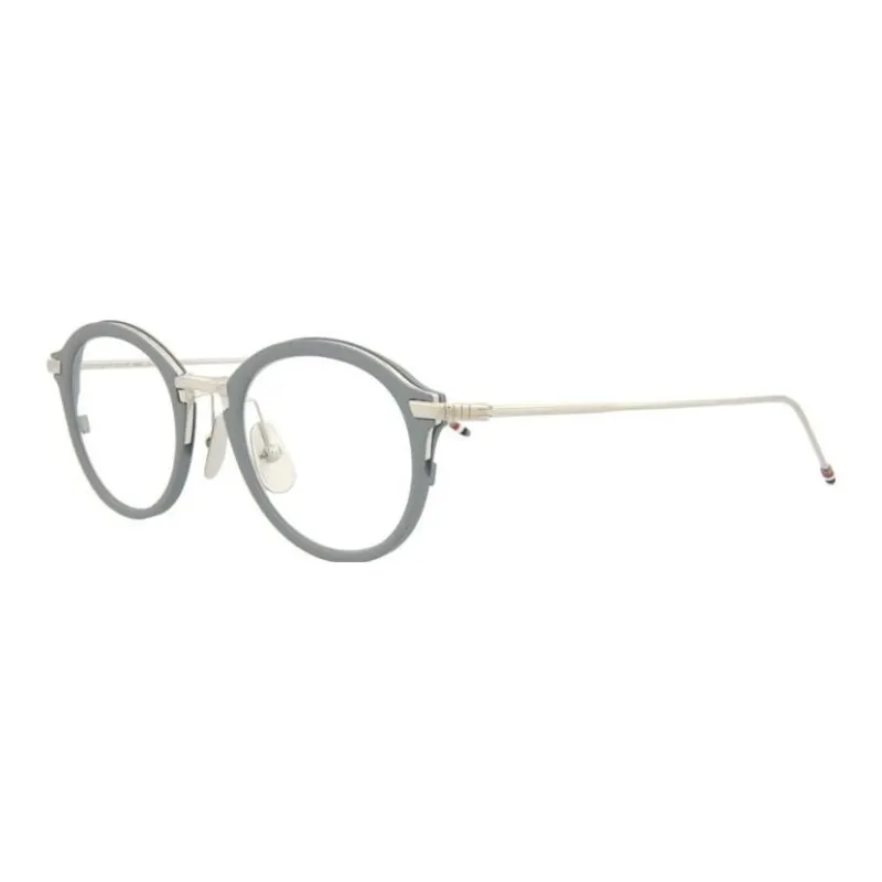 THOM BROWNE· Metal Round Eyeglass Frames Unisex Gray-2