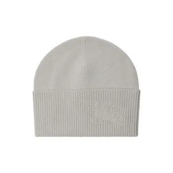 Burberry Cotton Cashmere Beanies Women's Gray