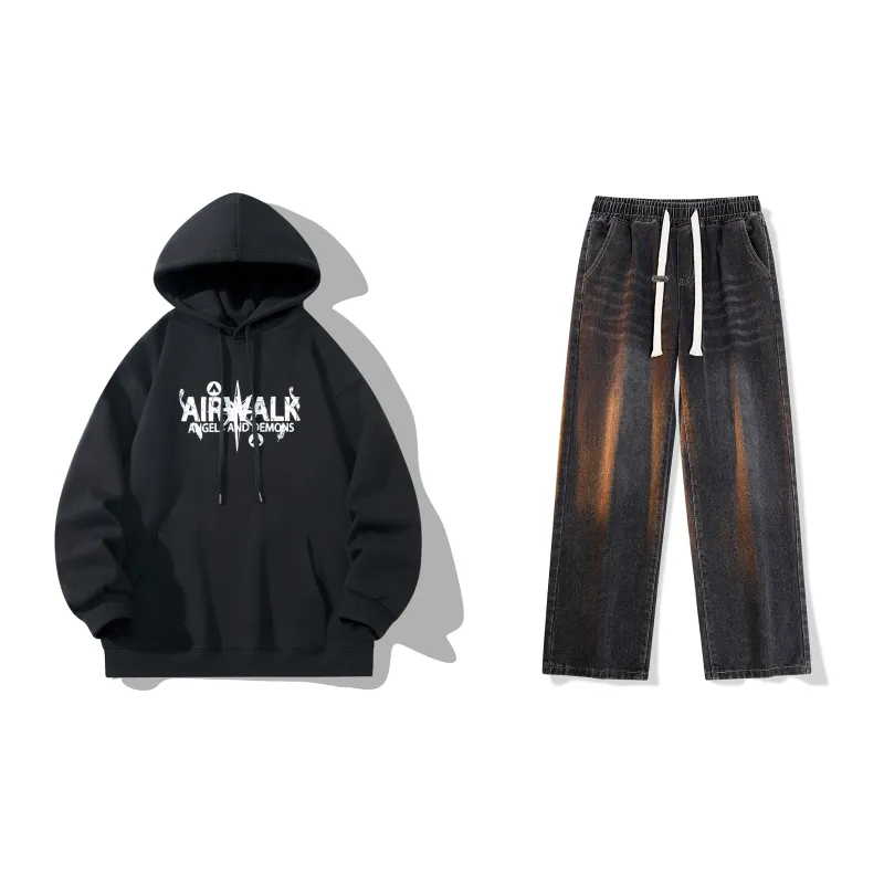 Airwalk Sweatshirt Sets Unisex-5