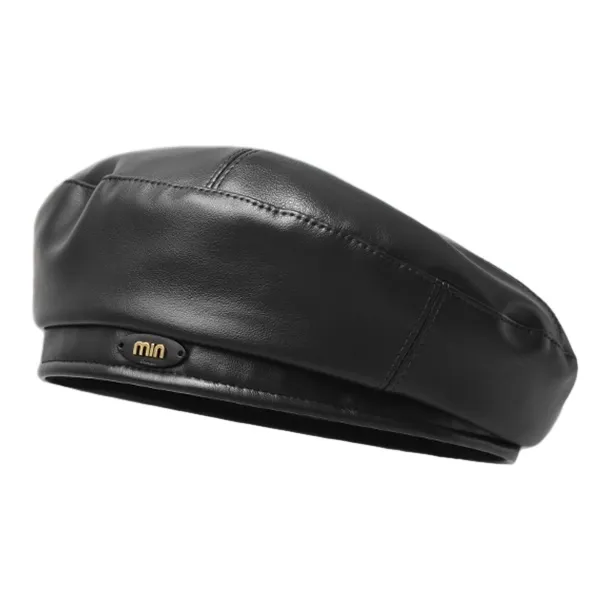 FREE RABBITⅡ Leather Berets Unisex-3