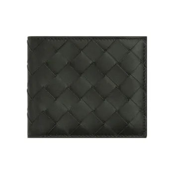 Bottega Veneta Intrecciato Bi Fold Wallet