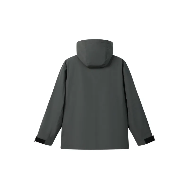 Antioffice Lace-Up Windproof Windbreaker Jacket Men's-15