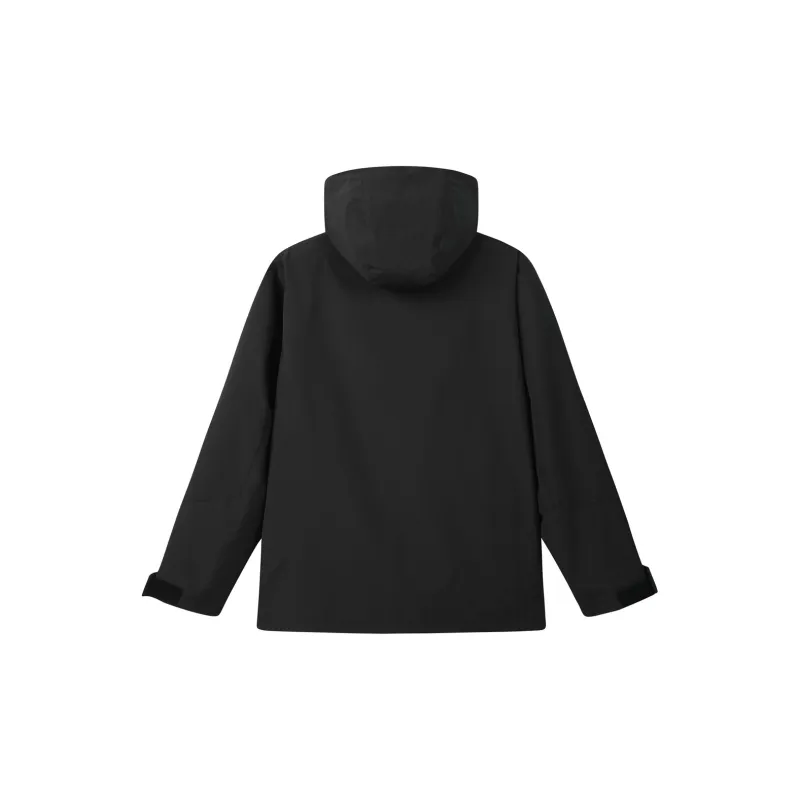 Antioffice Lace-Up Windproof Windbreaker Jacket Men's-1