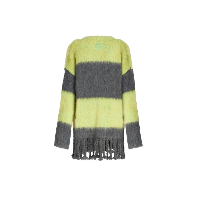 ETRO Crewneck Long Sleeved Cardigan-1