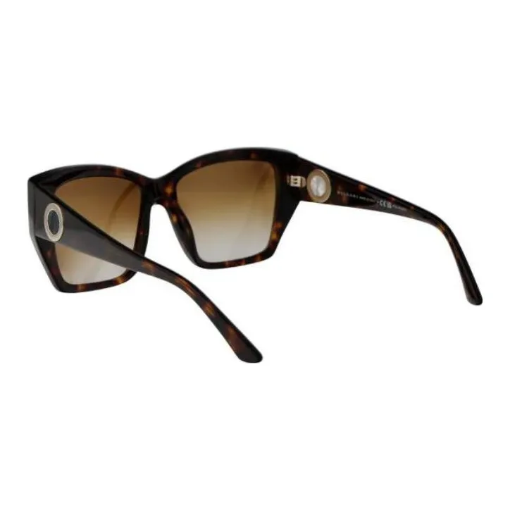 BVLGARI Oversize frame Logo plaque Sunglasses-3