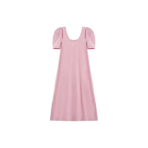 PP Short-Sleeved Dresses Women's Pink