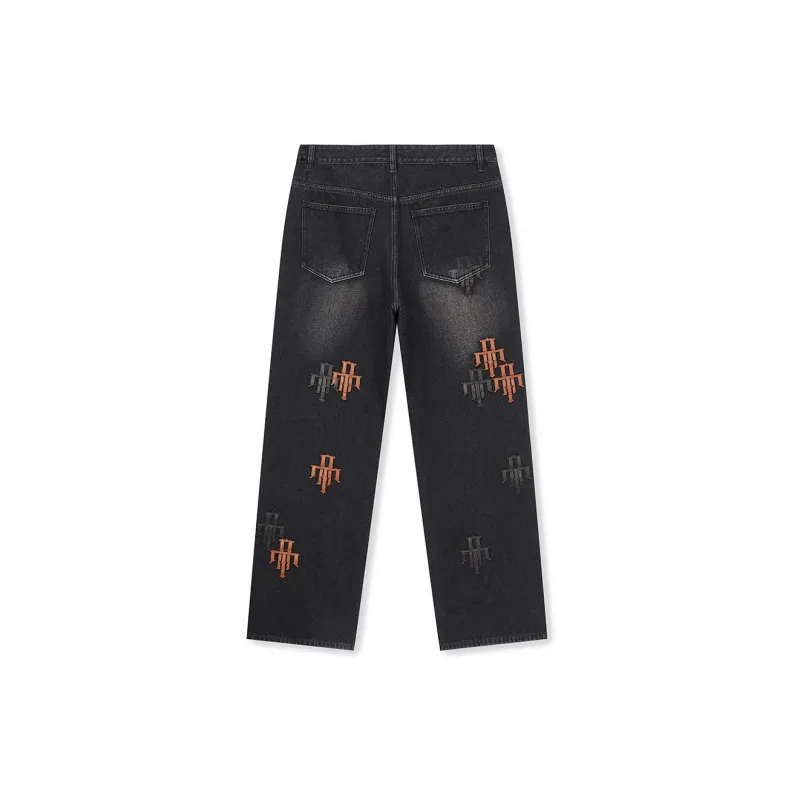DICETINY Jeans Unisex Black-1