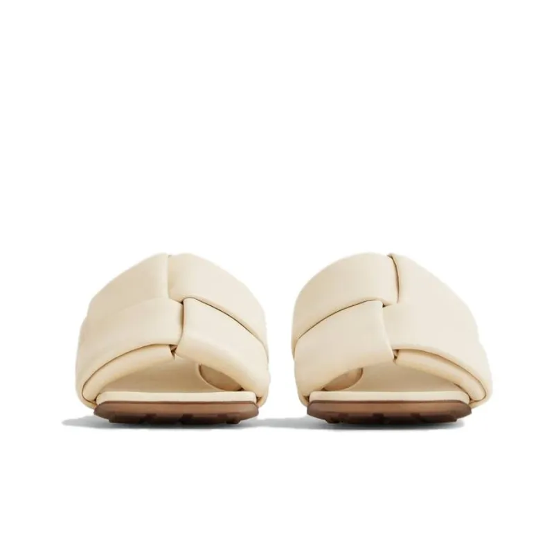 Bottega Veneta Stretch Casual Slippers Women's Ecru-2