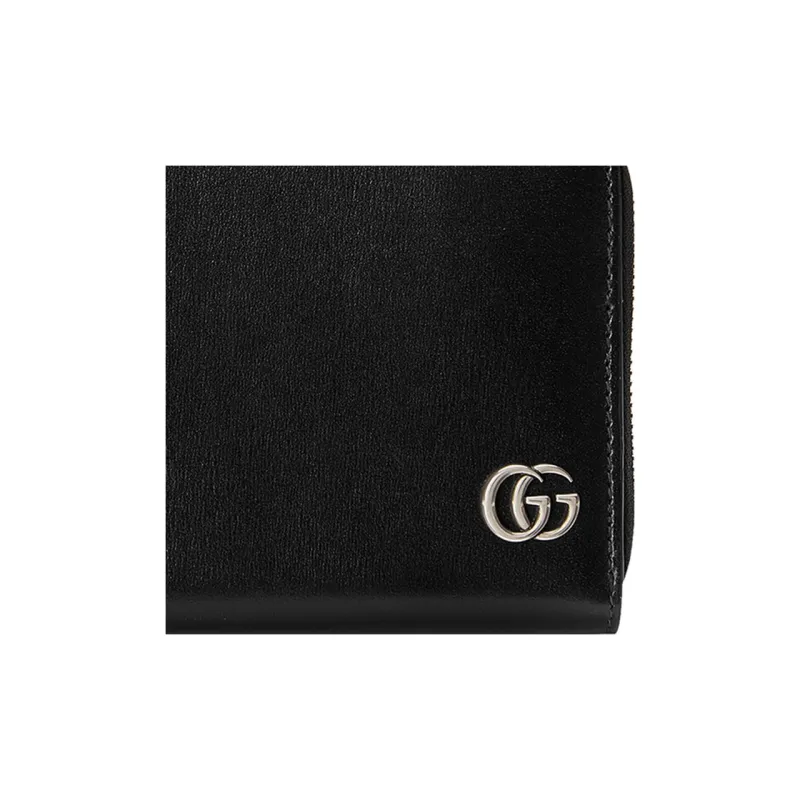 GUCCI Marmont Leather Wallet Men's Black-3