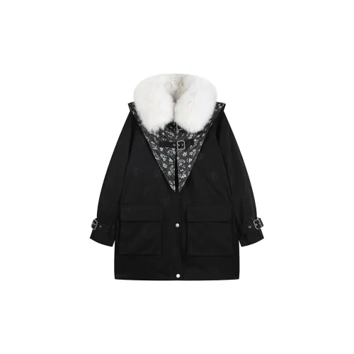 ELF SACK Puffer Jackets Women's Zoro Black