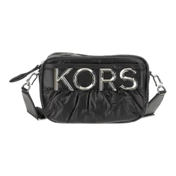 MICHAEL KORS Recycled Polyester Shoulder Bag Crossbody Bag Women's Black