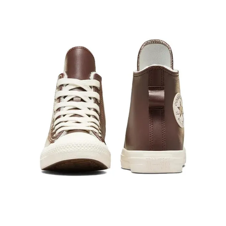 Converse Women's Chuck Taylor All Star Leather High 'Faux Fur Lining Eternal Earth Brown' Women's-4
