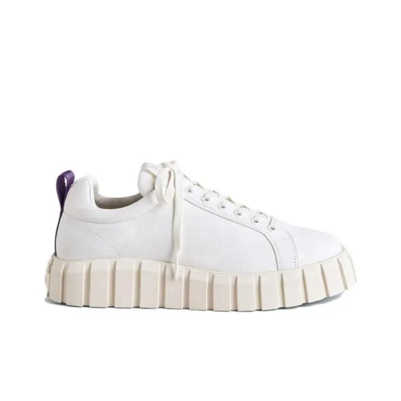 EYTYS Anti Slip Wear Resistant Low Top Skateboard Shoes Unisex White-1